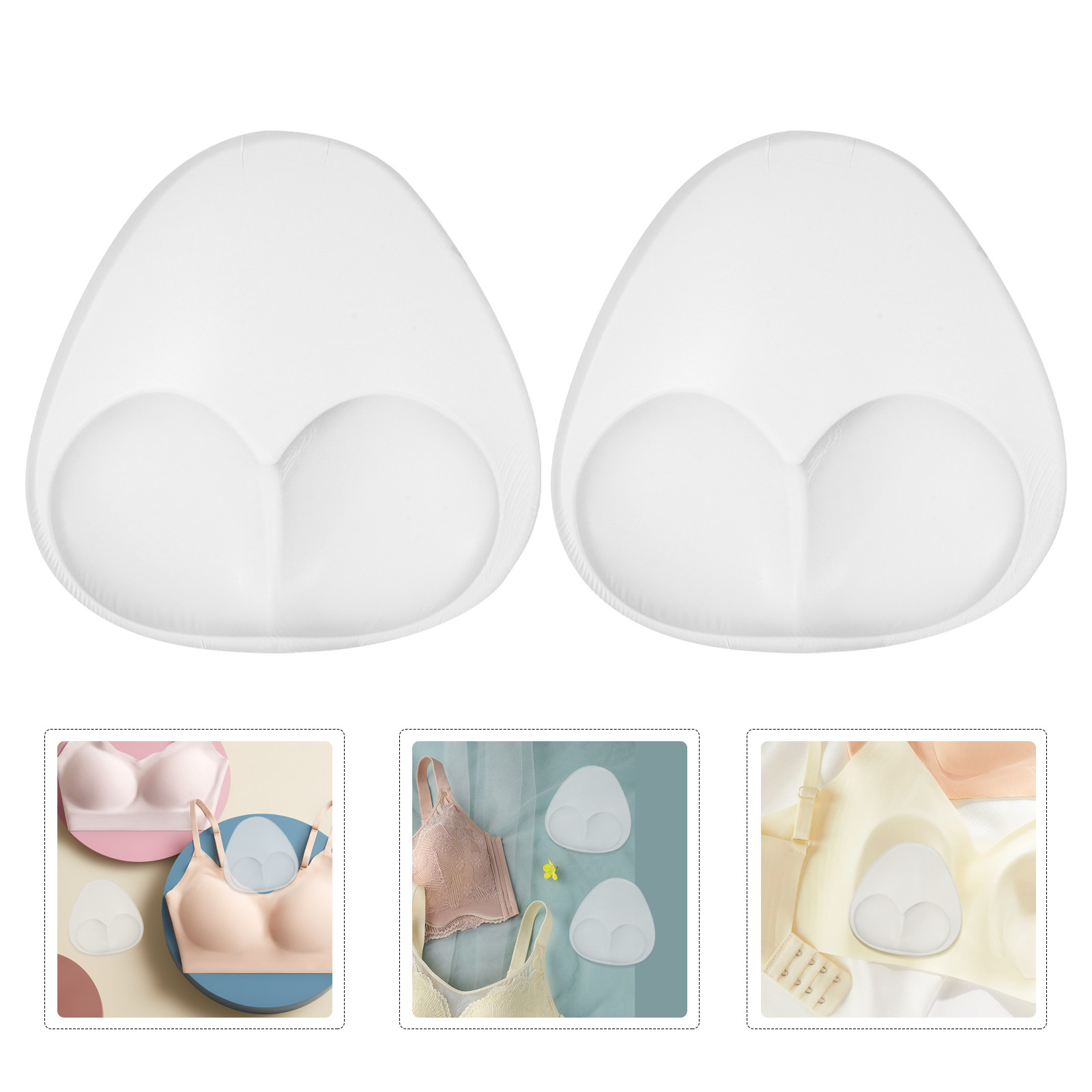Push Up Bra Silicone - 1 Par de Almofadas de Silicone