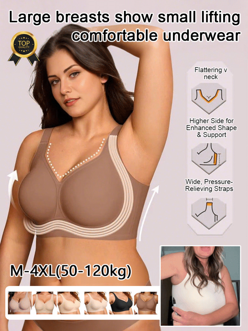 Mastectomy Bra Pocket - Sutiã push-up sem fio, roupa íntima