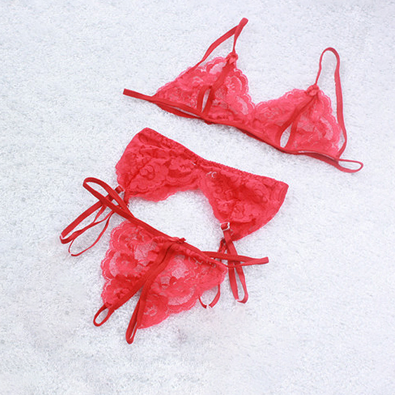 1 conjunto de lingerie feminin - Sheer Mesh Bra avaliação e preço