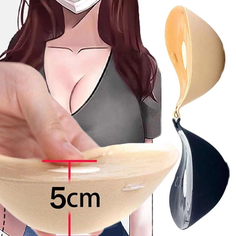 5cm engrossado peito adesivo i - Strapless Bra Adhesive avaliação e preço