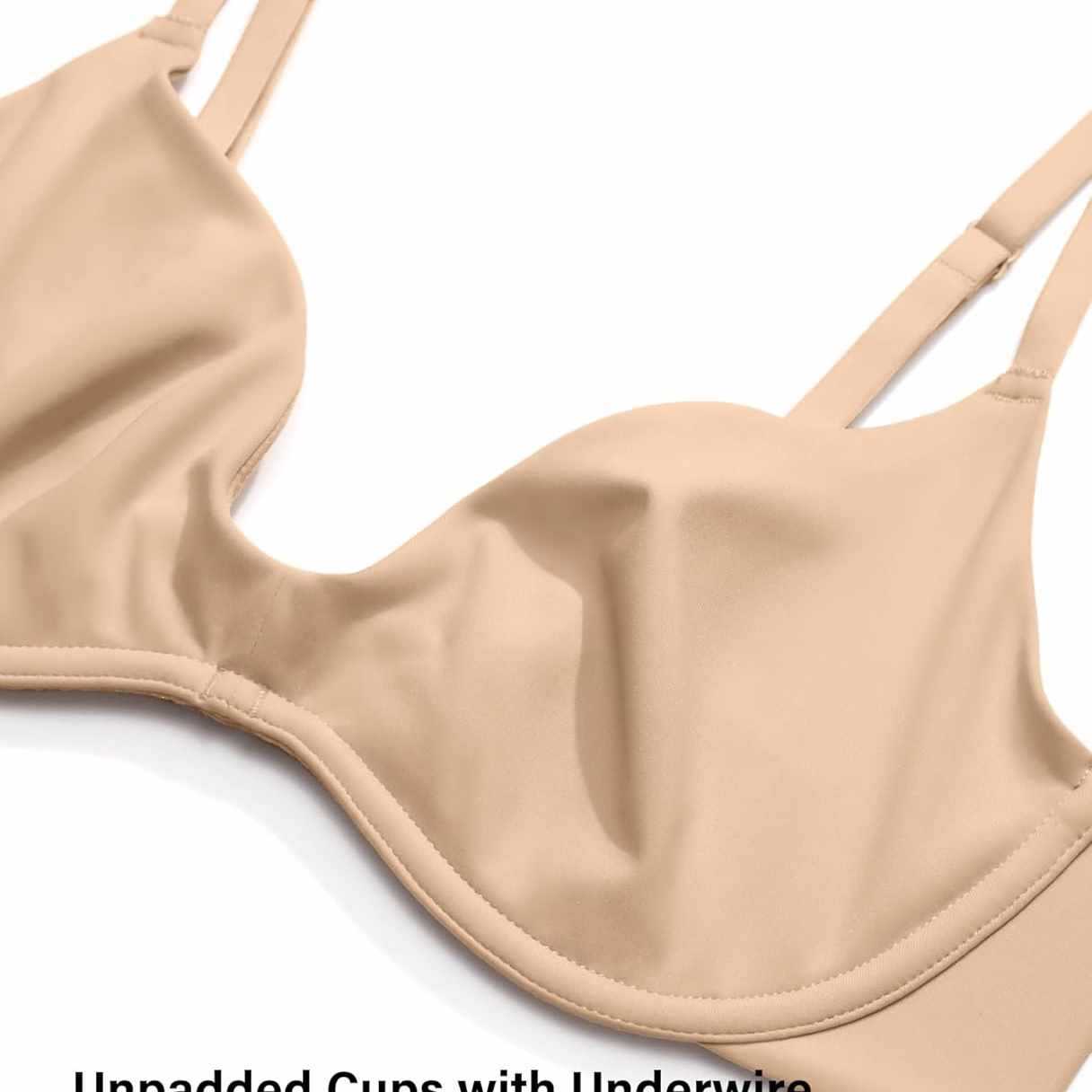 Sutiã Feminino Sem Costura e S - Plunge Bra Push Up avaliação e preço