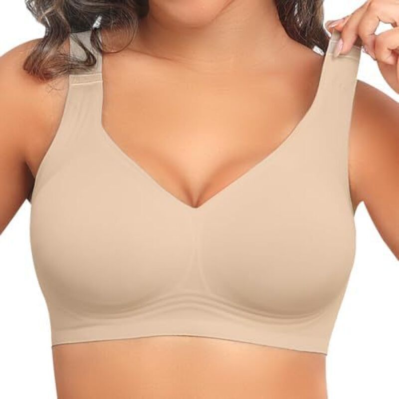 Sutiã feminino sem costura, se - Mastectomy Bra Pocket avaliação e preço