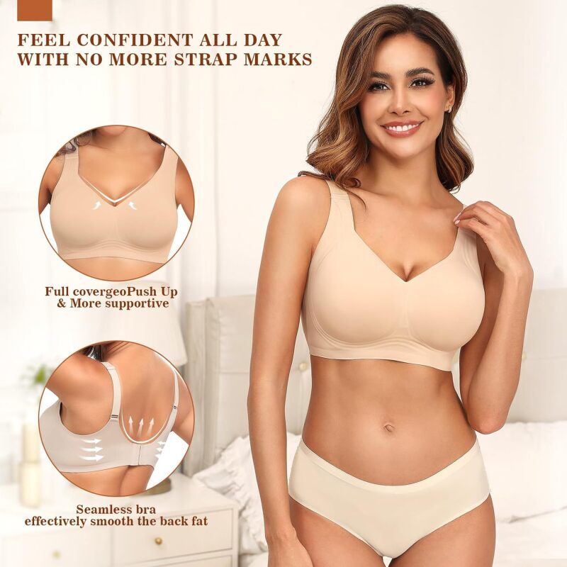 Sutiã feminino sem costura, se - Mastectomy Bra Pocket avaliação e preço