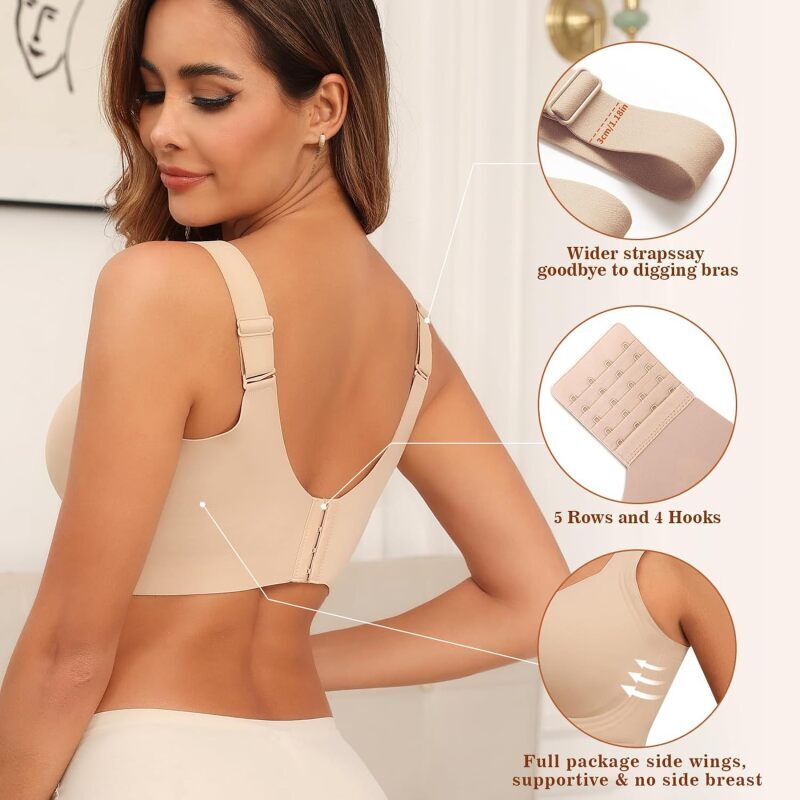 Sutiã feminino sem costura, se - Mastectomy Bra Pocket avaliação e preço