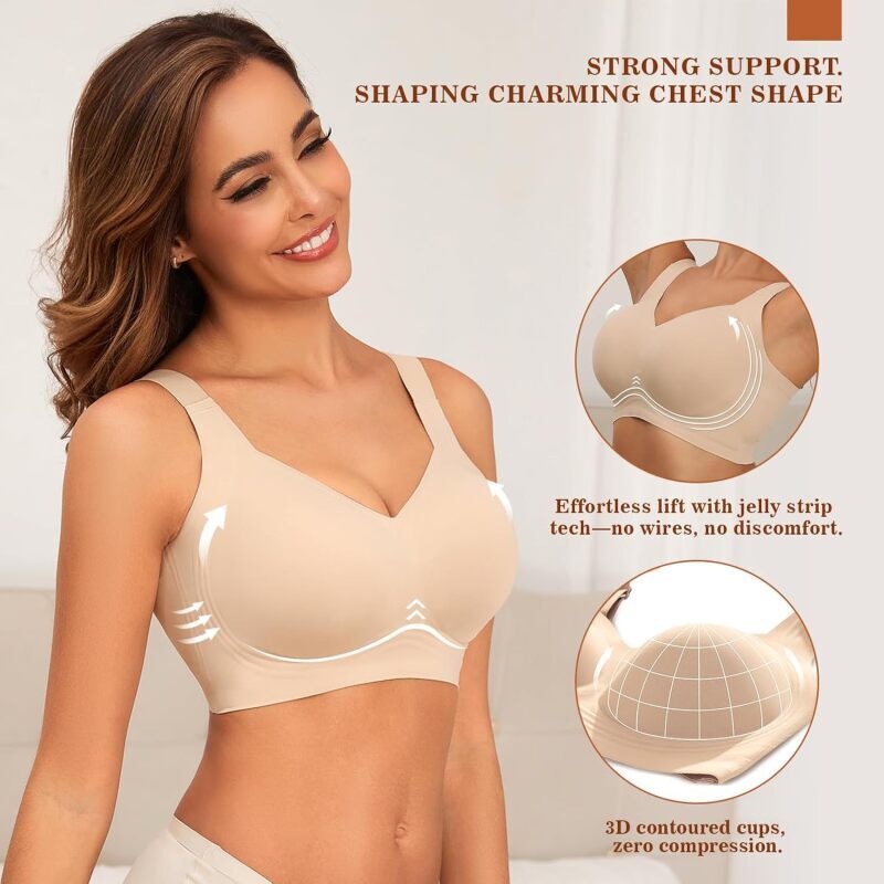 Sutiã feminino sem costura, se - Mastectomy Bra Pocket avaliação e preço