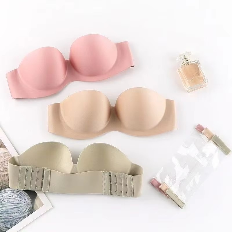 Sutiã feminino sexy sem alças, - Full Coverage Bra avaliação e preço